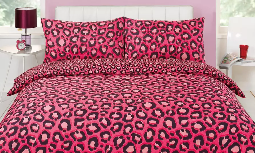 Leopard Print Duvet Sets in Choice of Colour from £9.98 (75% Off) - Primary Image