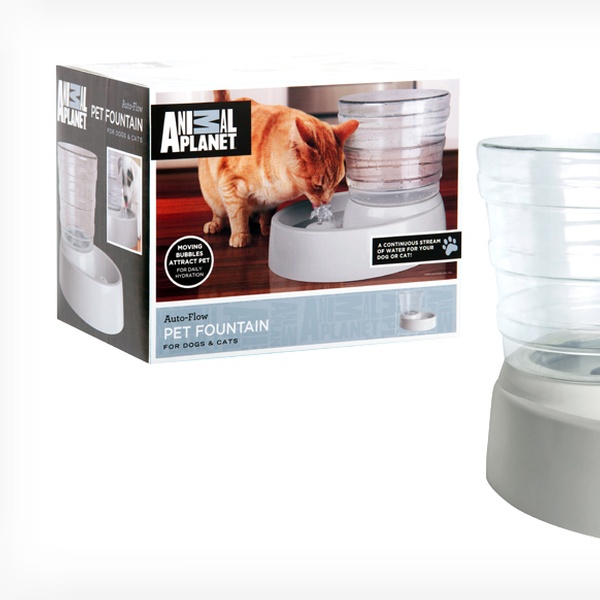 animal planet auto flow pet fountain