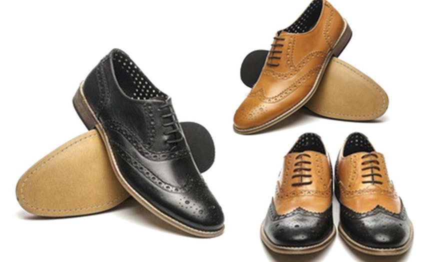 Image 1: Men’s Leather Brogues