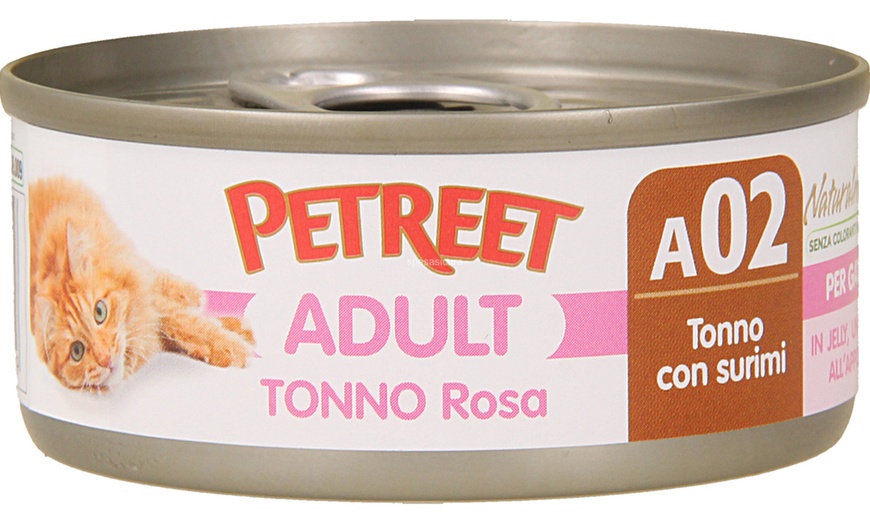 Image 38: Box Petreet per gatti con 60 scatolette da gusti misti