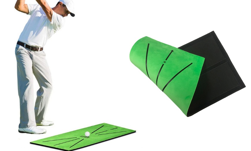 Image 1: Golf Training Swing Detection Mat