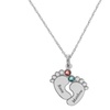 Image 2: Baby Feet Necklaces