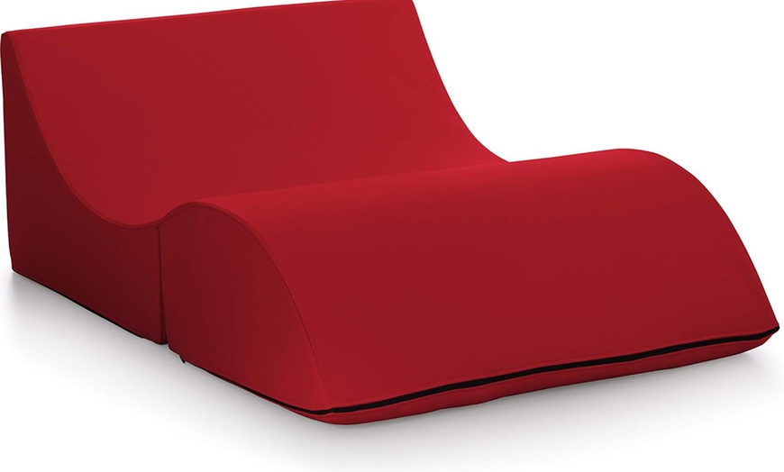 Image 29: Puf chaise longue convertible