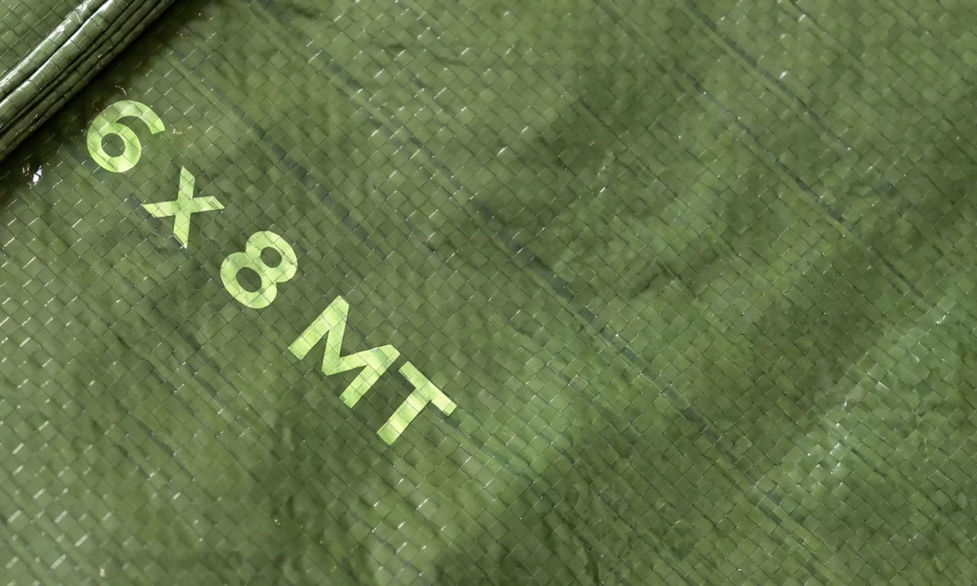 Wasserfeste, reißfeste Plane