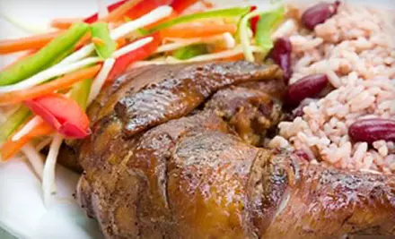 $15 for a Jamaican Meal for Two at Hibiscus Caribbean Bar & Grill ($31.96 Value) - Primary Image