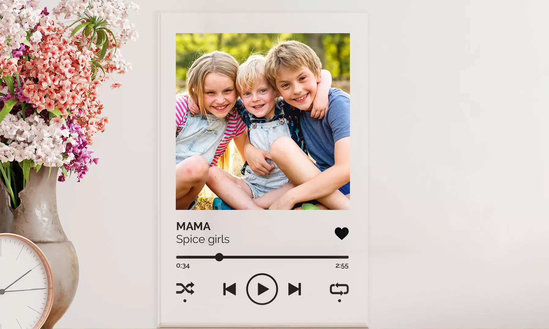 Gepersonaliseerde muziekplaat