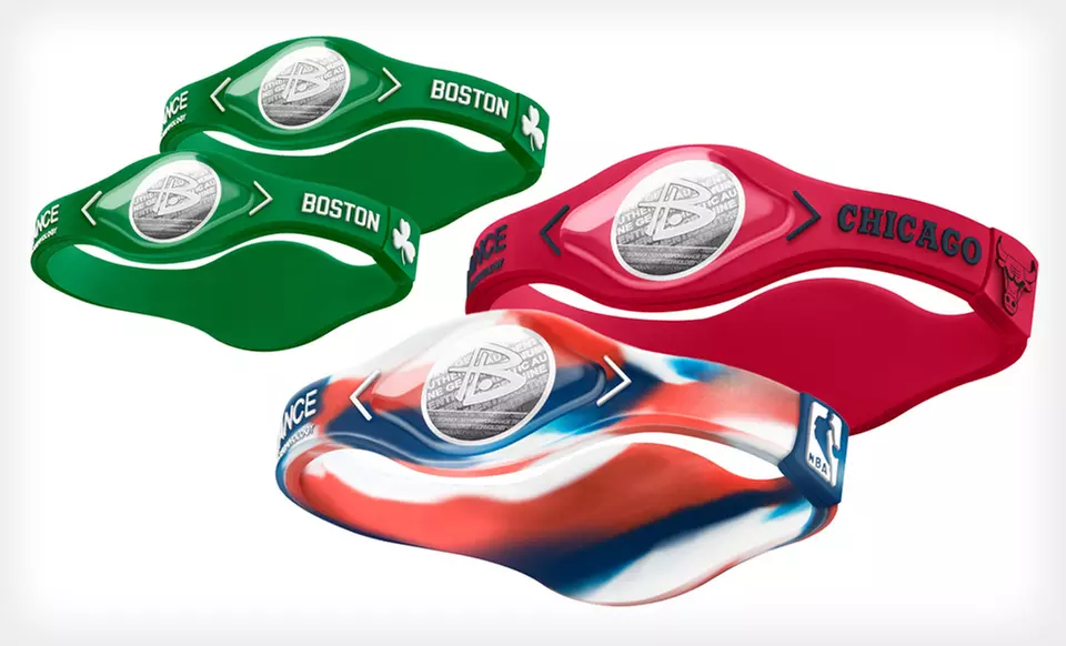 $9.99 for Two NBA Power Balance Bracelets ($59.98 List Price). 5 Teams and Multiple Sizes Available. Free Returns.  - Primary Image