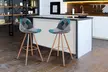 2 ou 4 chaises de bar "Oslo" de style scandinave, coloris au choix, livraison gratuite - Image 4