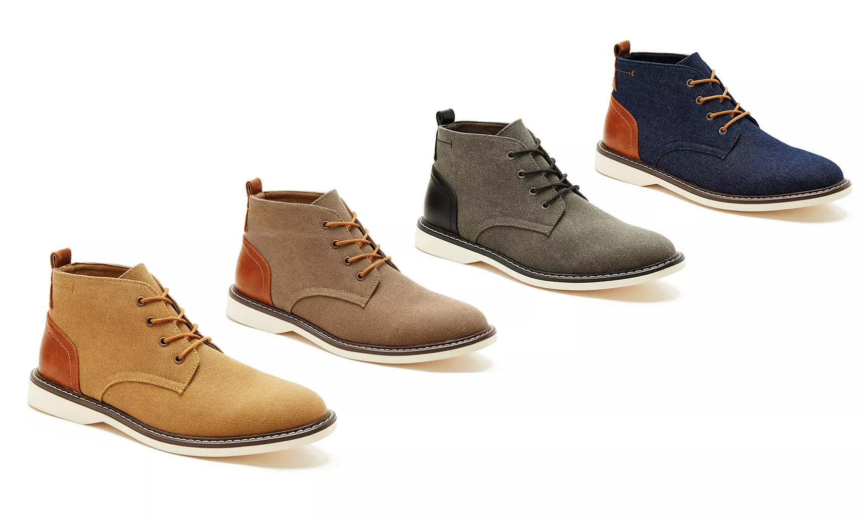 London Fog Men's Canvas Chukka Boots - Primary Image