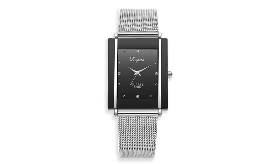 Image 2: Women's Silver Square Watch