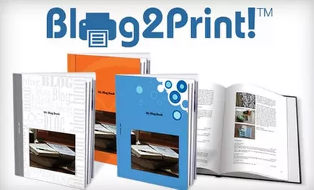 $12 for 20-Page Hardcover Blog Book from Blog2Print ($24.95 Value) - Primary Image