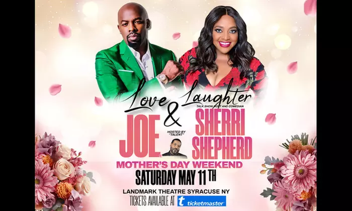 Love And Laughter: Joe & Sherri Shepherd at Landmark Theatre on May 11 at 8:00 p.m. - Primary Image