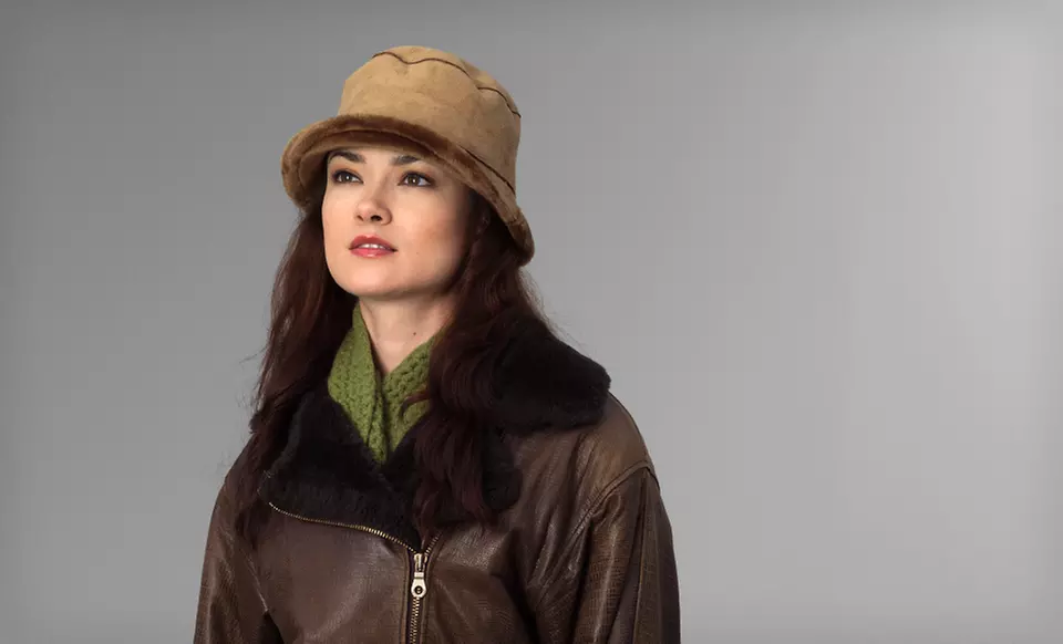 $15 for a David & Young Faux-Fur Shearling Hat ($33 List Price). Five Colors Available. Free Shipping and Free Returns. - Primary Image