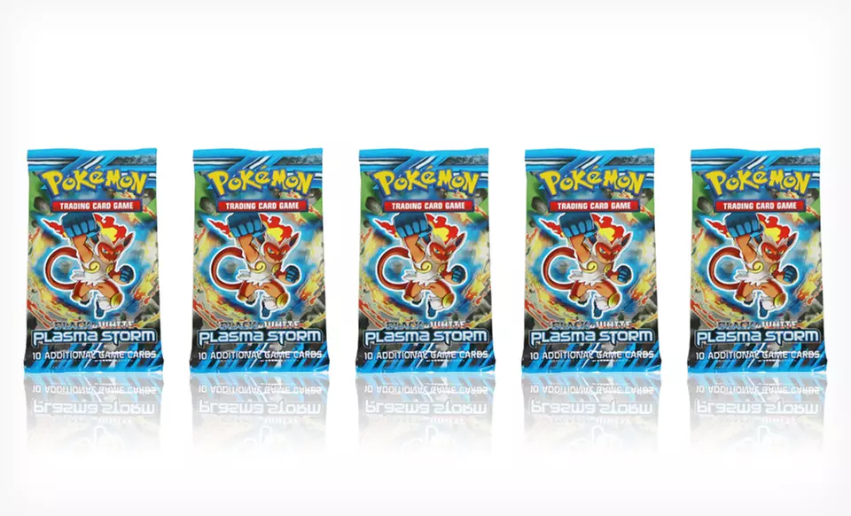 $13.99 for 5 Packs of Pokémon Black & White Plasma Freeze or Storm Trading Cards ($21.99 List Price). Free Returns. - Second Medium
