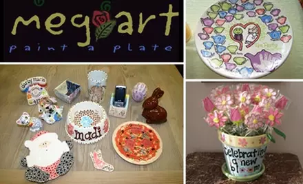 $20 for $50 Worth of Paint-It-Yourself Pottery at Meg-Art - Primary Image