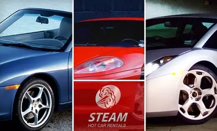 Half-Day Supercar Rentals from Steam Hot Car Rentals in Cambridge. Choose One of Three Luxury Automobiles. - Primary Image