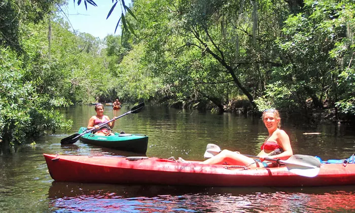 Cabin Stay and a Kayak or Canoe Trip from Canoe Outpost (Up to 41% Off). Two Options Available. - Primary Image