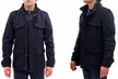 Seduka Men's Slim Fit Military Style Pea Coat - Second Medium