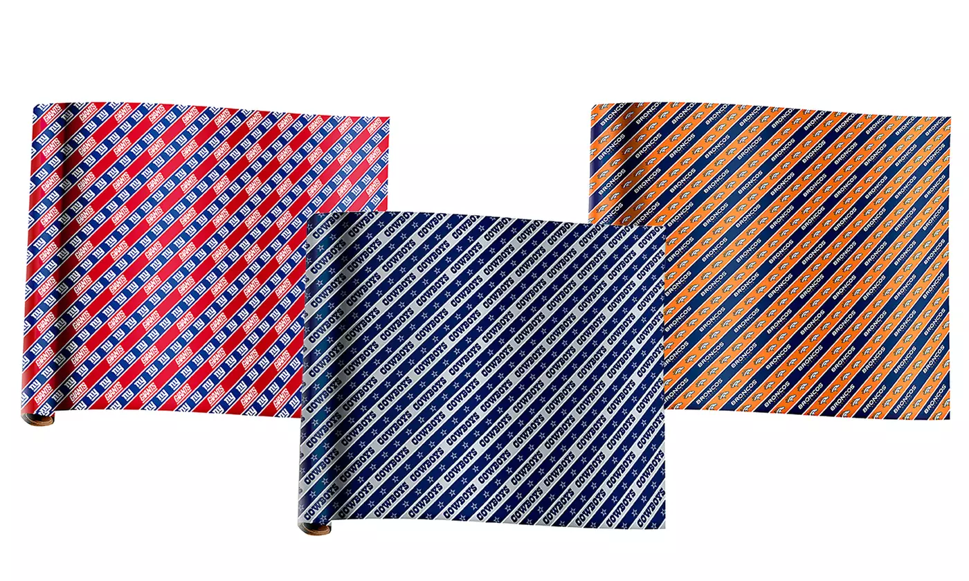NFL Holiday Wrapping Paper (2-Pack) - Primary Image