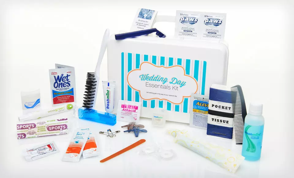 $19.99 for a 35+ Piece Wedding Day Essentials Kit ($36 List Price). Free Shipping. - Primary Image