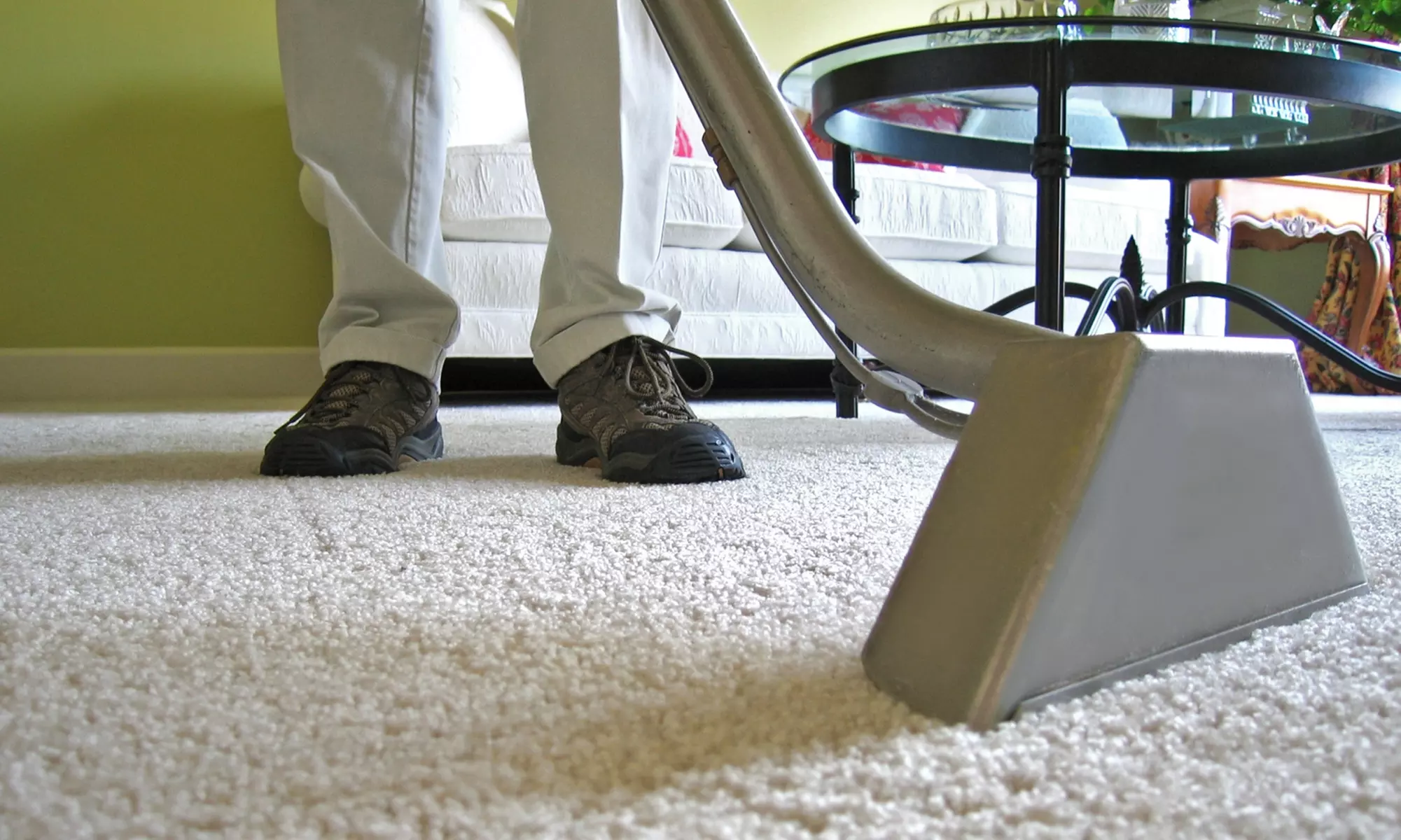$49 for a Deep-Steam Carpet Cleaning for Three Rooms from Rowell and Sons Carpet Cleaning ($99 Value) - Primary Image