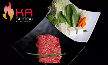 $12 for $25 Worth of Shabu-Shabu Cuisine and Drinks ($30 if Used Sunday–Thursday) at Ka Shabu in Huntington Beach - Primary Image