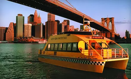 $13 for Choice of 60-Minute Statue of Liberty Tour, Statue by Night, or "SHARK" Speedboat Trip from New York Water Taxi and Circle Line Downtown (Up to $27 Value) - Primary Image