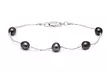 Genuine Freshwater Pearl Tin Cup Bracelet or Necklace - Second Medium