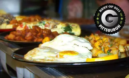 $8 for Up to $20 Worth of Eclectic Brunch and Lunch Fare at Square Café - Primary Image