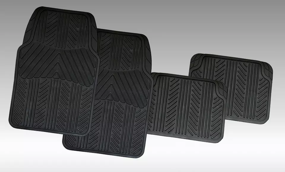 All-Weather PVC Car Floor Mats. Multiple Colors Available. Free Returns. - Primary Image
