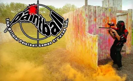 $40 for Paintball with Equipment, Paintballs, and Lunch for Two at Official Paintball Games of Texas in Forney ($90 Value) - Primary Image