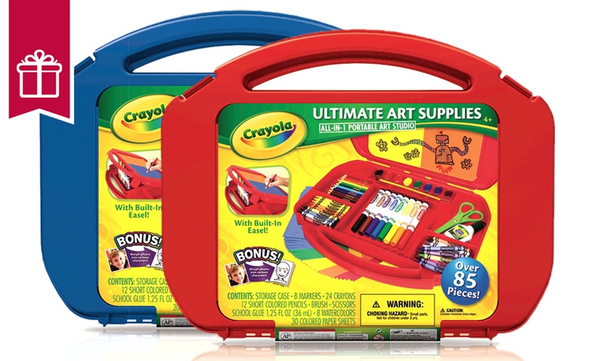 Image 3: Crayola Ultimate Art Supply Kit