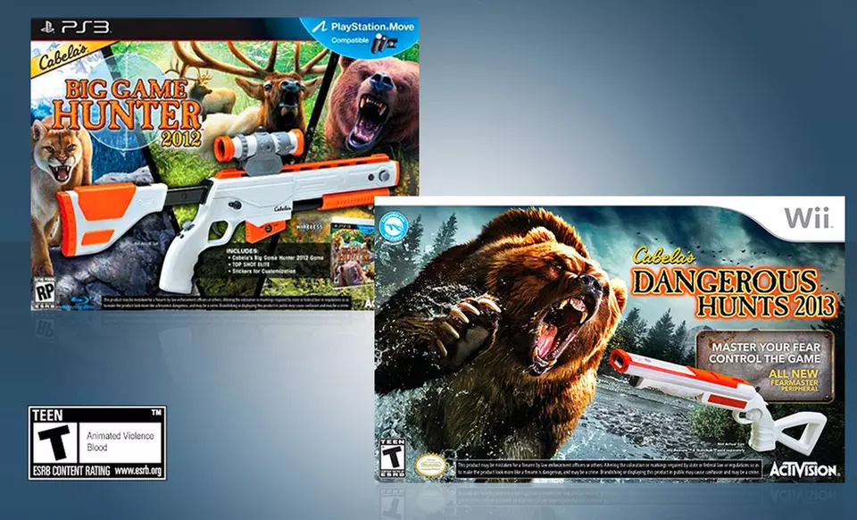 Cabela's Game and Gun Peripheral Bundles for PS3 or Wii - Primary Image