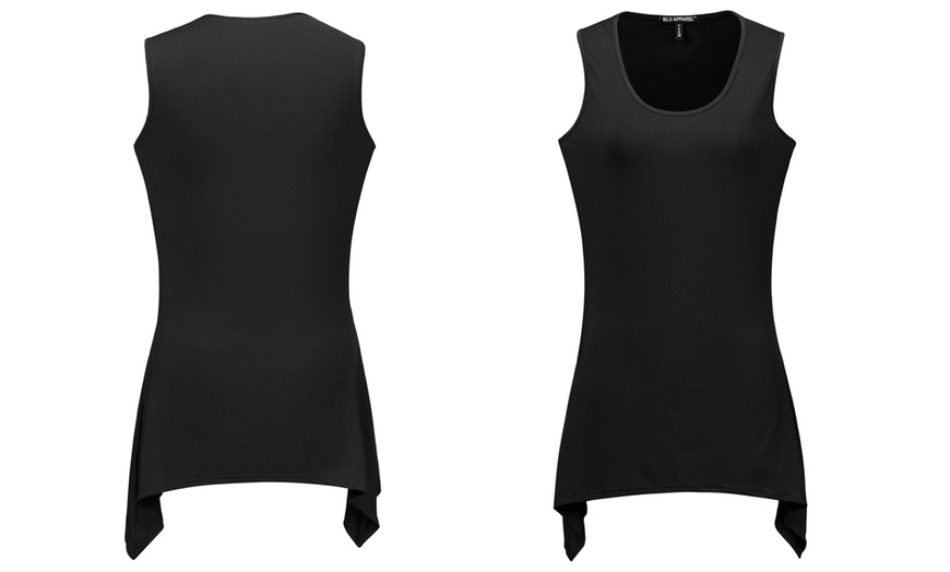 Image 2: Women's Dip Hem Vest Top