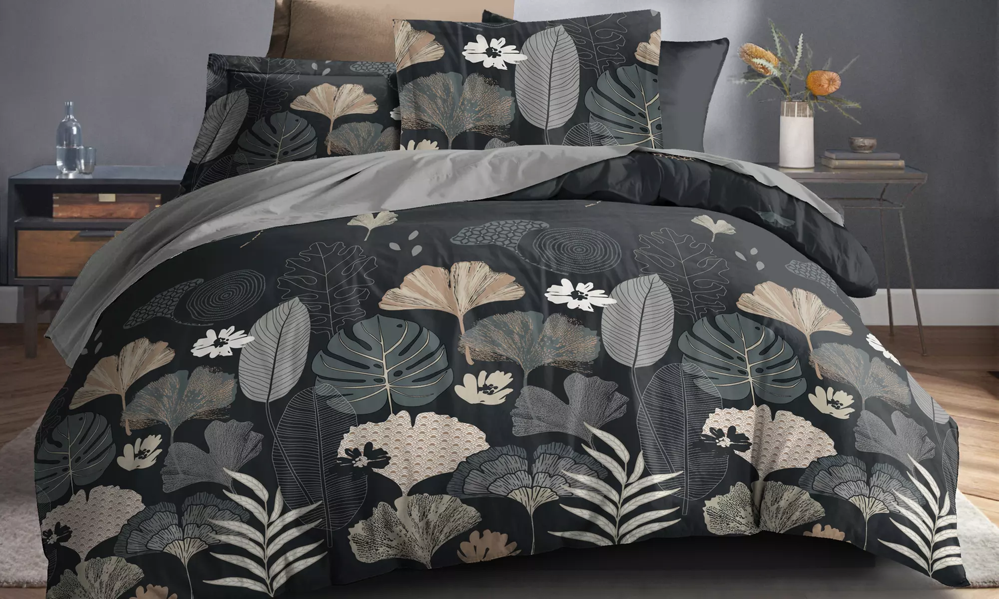 Parure de couette 3 pièces "Louna" d'Univers Décor