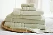 6-Piece 100% Egyptian Embroidered Vintage Ribbon Towel Set - Second Medium