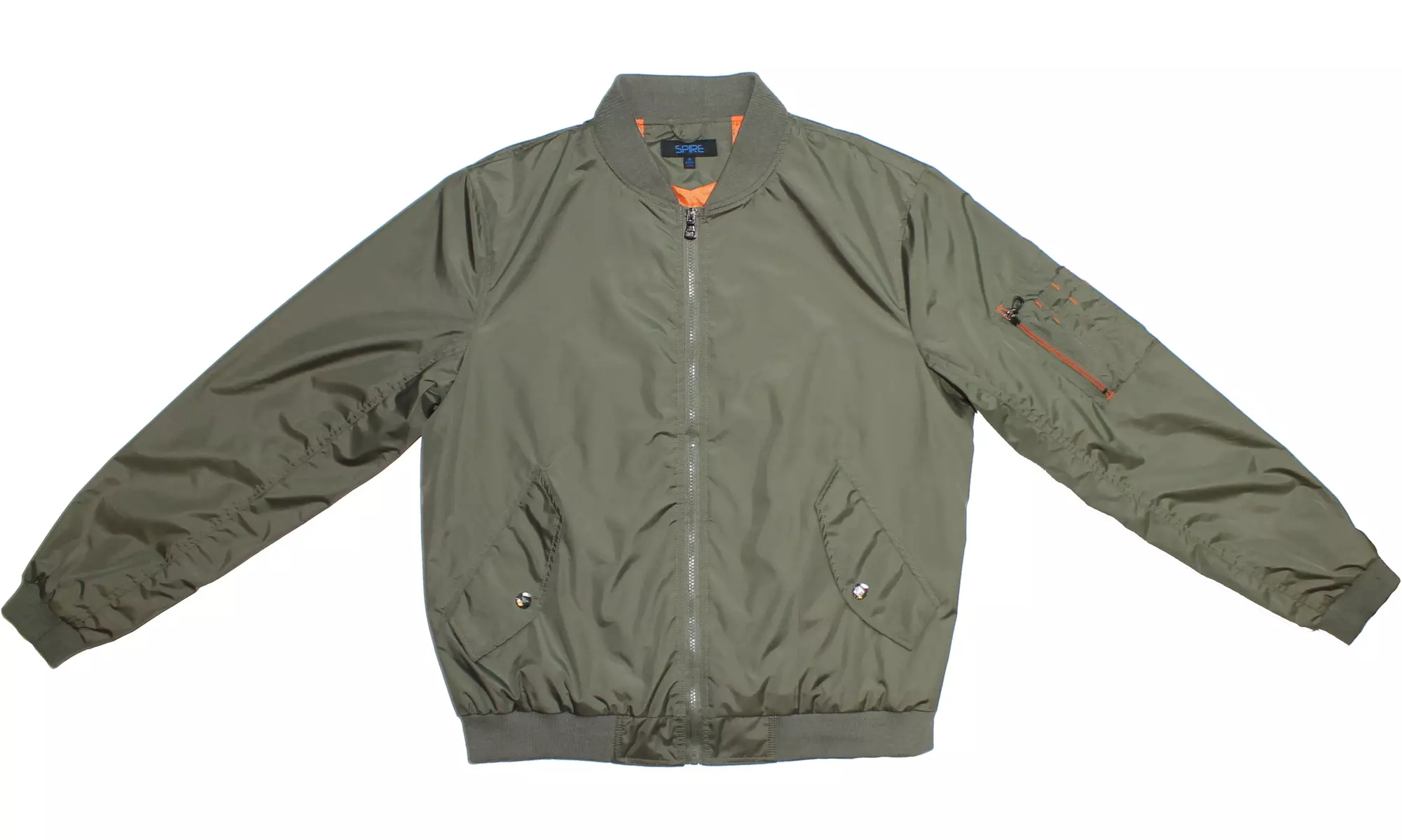 Spire by Galaxy Men's Heavyweight Bomber-Flight Jacket - Second Medium