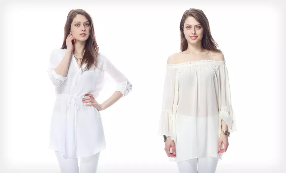 Classique Chiffon Tops (Up to 73% Off). 11 Options Available. Free Shipping and Returns. - Second Medium