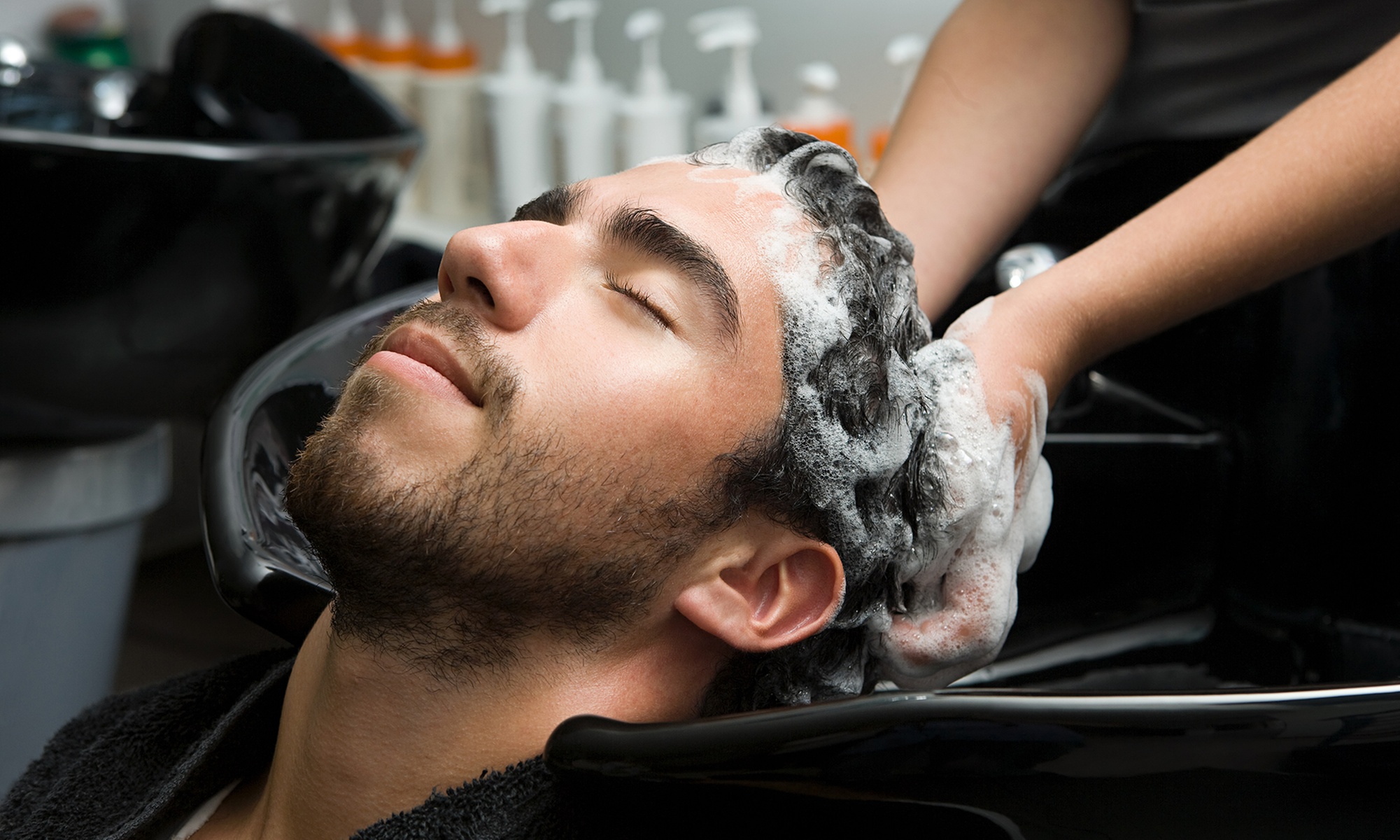Men's Haircut with Wash, Style & Massage Included