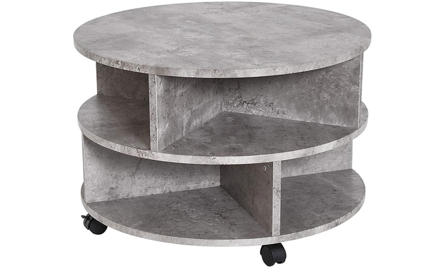 Image 15: HomCom Coffee Table