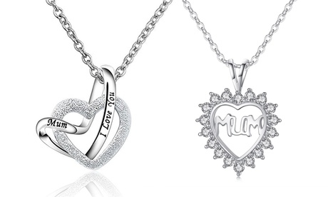 Collana con pendente con cristalli Swarovski®, disponibili in 2 modelli