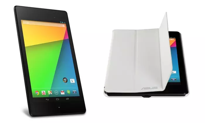 ASUS Google Nexus 7 2013 Edition 7" 16GB Android Tablet with HD Display, Quad-Core Processor, and Premium Cover - Primary Image