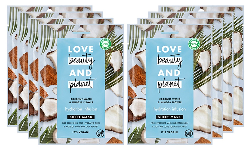 Image 8: Love Beauty and Planet Hydration Infusion Sheet Masks