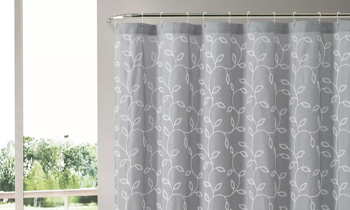 Embroidered Shower Curtain - Primary Image