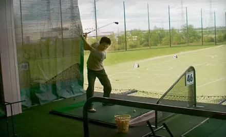Two Hours on Driving Range, Five Buckets of Balls, or Private Lesson at Launch Golf Centre in Vaughan (Up to 57% Off) - Primary Image
