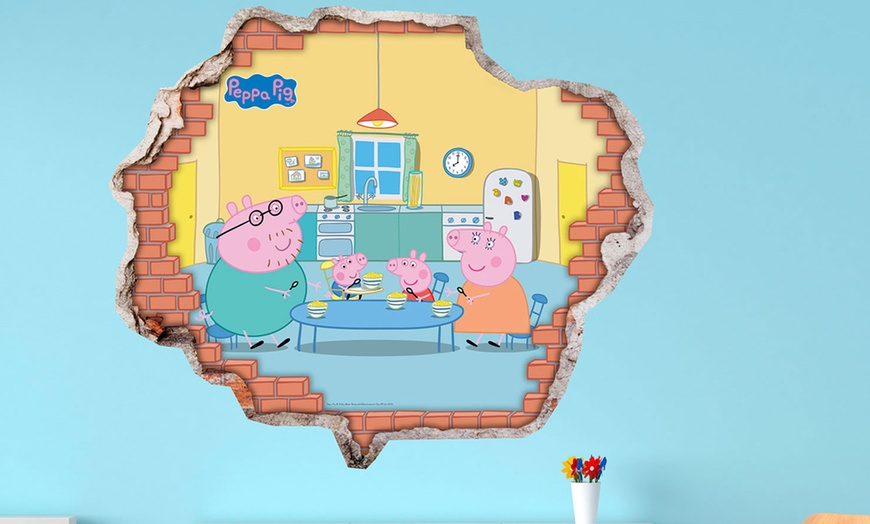 Image 6: Peppa Pig Vinyl Wall Stickers