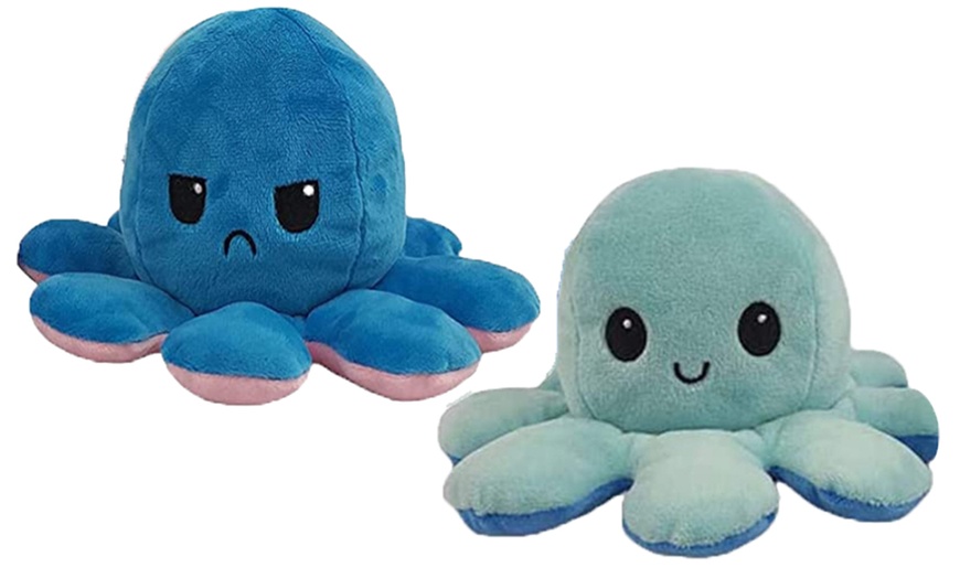 Image 33: Reversible Plush Octopus Toy