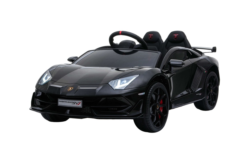 Image 2: Lamborghini Aventador Kids' Electric Ride-on Toy Car