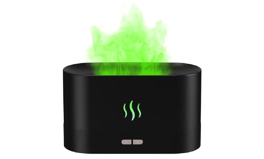 Image 4: Flame Effect Humidifier