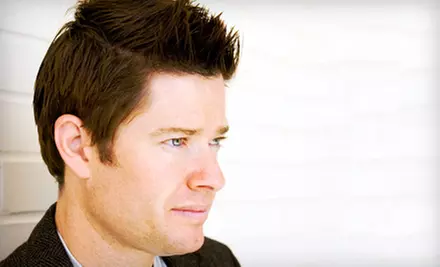 One Men’s Haircut with an Optional Hot-Towel Shave or Three Men’s Haircuts at Big Apple Barber Shop (Up to 52% Off) - Primary Image